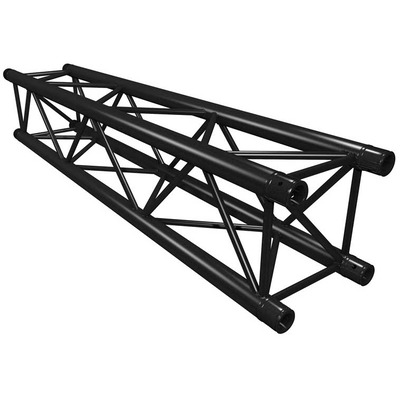 Black Quad Trussing 290 50mm Tube  Prolyte H30 Compatible - 1.5M