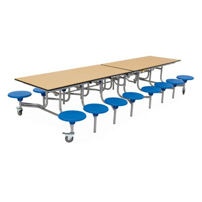 16 Seat Rectangular Mobile Folding Table