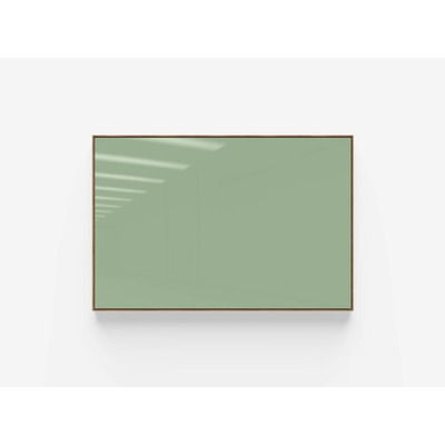 'Area' Oak Framed Glass Board