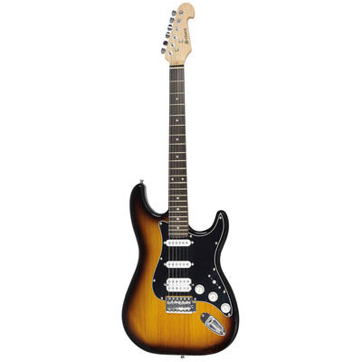 Electric Guitar with H-S-S Pickups - Tobacco Sunburst