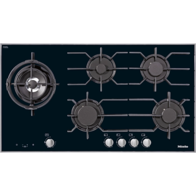 Miele KM3054-1 90cm 4 Burner + 1 Dual Wok Burner Gas Hob