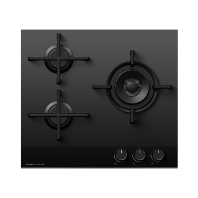 Fisher & Paykel CG603DLPGB4 60cm 3 Burner LPG Gas Hob