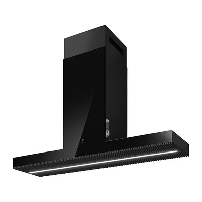 Elica Haiku 120cm Island Extractor Hood in Black