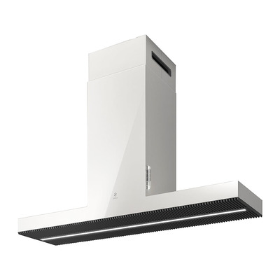 Elica Haiku 120cm Island Extractor Hood in White
