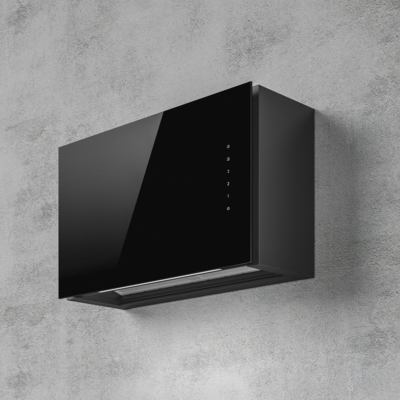Elica RULES-BLK-60 Rules 60cm Built In Extractor Hood in Black Glass