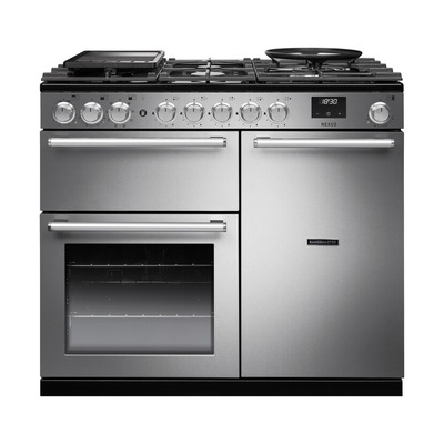Rangemaster NEX100DFSTST/CM1 Nexus 100cm Dual Fuel Range Cooker In Stainless Steel
